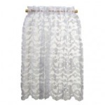 Dollhouse Curtain Lace Panel White 