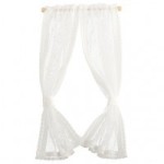Dollhouse White Lace Curtains