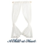 Dollhouse White Lace Curtains
