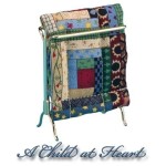 (*) Dollhouse Quilt Rack with Quilt