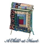 (*) Dollhouse Quilt Rack with Quilt