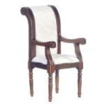 Dollhouse Walnut Dining Chair