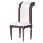 Dollhouse Walnut Dining Chair