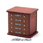 (*) Dollhouse Sewing Tidy Display Desk