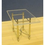 (*) Dollhouse Chrome Dining Table
