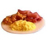 Dollhouse Bacon &amp; Egg Breakfast
