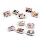 (*) Dollhouse Supermarket Meat Packages - Choice of Style -