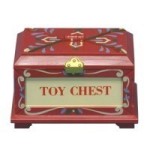 (*) Dollhouse Christmas Toy Chest