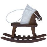Dollhouse Baby Rocking Horse- Choice of Finish -