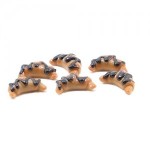 (*) 6 Dollhouse Miniature Croissants