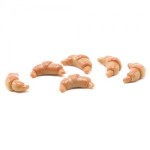 (*) 6 Dollhouse Miniature Croissants