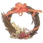 (*) Dollhouse Fall Wreath