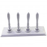 (*) Dollhouse Pewter Bar Taps
