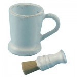 Dollhouse Shaving Cup &amp; Brush Set