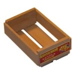 Dollhouse Crate with Label