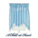 Dollhouse Long Swag w/ Shade, Blue