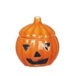 (*) Dollhouse Ceramic Jack-O-Lantern