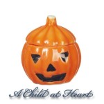 (*) Dollhouse Ceramic Jack-O-Lantern