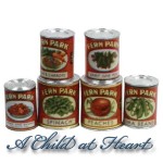 (*) Dollhouse Vintage Fern Park Food Set