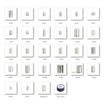 (*) Blank Cans(30 Assorted Sizes)