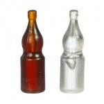 (*) Blank Drink Bottles #1- Choice of Styles -
