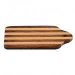 (*) Dollhouse Dark &amp; Light Wood Cutting Board