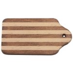 (*) Dollhouse Dark &amp; Light Wood Cutting Board