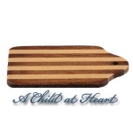 (*) Dollhouse Dark &amp; Light Wood Cutting Board