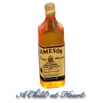 (*) Dollhouse Bottle of Irish Whiskey