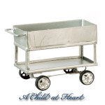 (*) Dollhouse Enclosed Utility Cart