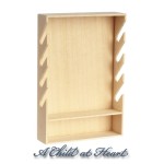 (* Closeout *) Dollhouse Basswood Gun Rack