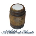 (*) Dollhouse Store Flour Barrel