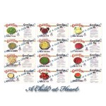 (*) 11 or 12 pc Dollhouse Vintage Can Labels - Choice of Style -