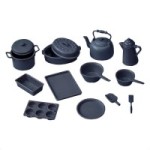 (*) Chrysnbon&amp;reg; Black 14 pc Cookware (Kit)