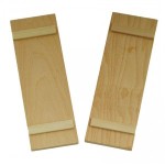 Dollhouse 2 pc Simple Shutters