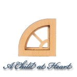 Dollhouse Grill Quarter Round Window