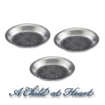 3 Dollhouse Aluminum Pie Pans