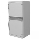 Dollhouse 1960's Retro Refrigerator