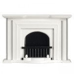 Gray or White Georgian Fireplace