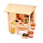 Dollhouse Deluxe Market Stall