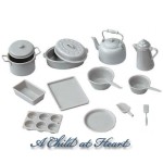 Chrysnbon&amp;reg; Gray 14 pc Cookware (Kit)