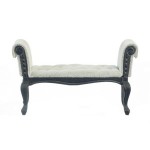Dollhouse Black Settee- Choice of Fabric -