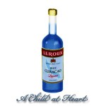 Dollhouse Blue Curacao Bottle