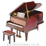 Dollhouse Musical Grand Piano