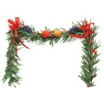 Dollhouse Decorated Fireplace Garland- Choice of Styles -