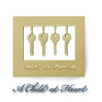 (*) Modern Dollhouse Keys- Choice of Color -