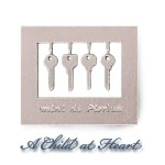(*) Modern Dollhouse Keys- Choice of Color -