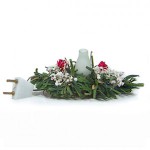 Dollhouse Electrified Centerpiece / Red &amp; White