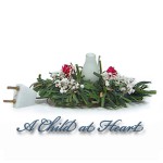 Dollhouse Electrified Centerpiece / Red &amp; White