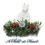 Dollhouse Electrified Centerpiece / Red &amp; White
